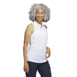 Racerback Sleeveless Quarter Zip Top