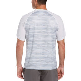 Watercolor Retro Print Short Sleeve Men&#39;s Tee Shirt