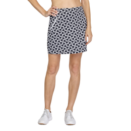 Desert Blooms Collection: Cynthia Flower Pull-On 18&quot; Skort