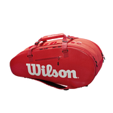 Wilson Large Super Tour 2 Compartment Tennis Bag - Red