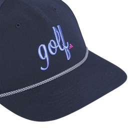 Paneled Golf Script Women&#39;s Hat