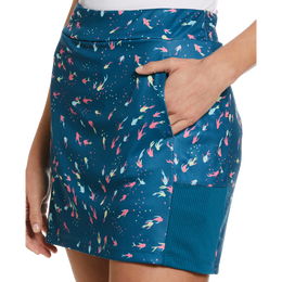 Koi Fish Print 16&quot; Skort