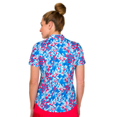 Alternate View 7 of Rum Punch Collection: Marina Floral Short Sleeve Polo Shirt