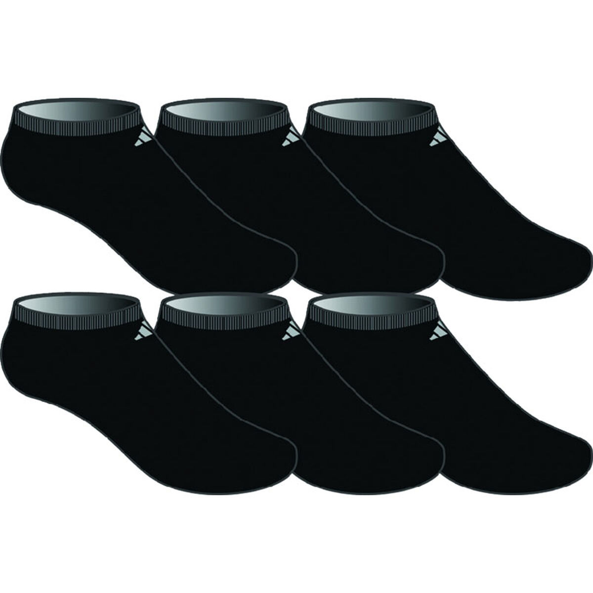 adidas Athletic No Show Socks 6 Pack PGA TOUR Superstore