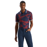 Alternate View 2 of Exploded Camo Rib Collar Tech Jersey Slim Fit Polo