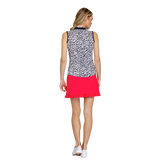 Alternate View 2 of Garden Escape Collection: Edil Abstract Cheetah Print Sleeveless Top