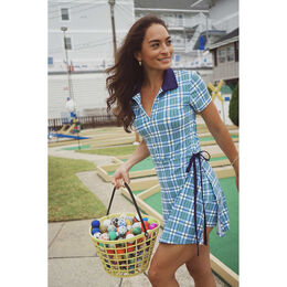 Ebony Flora Ivy Sport Plaid Dress