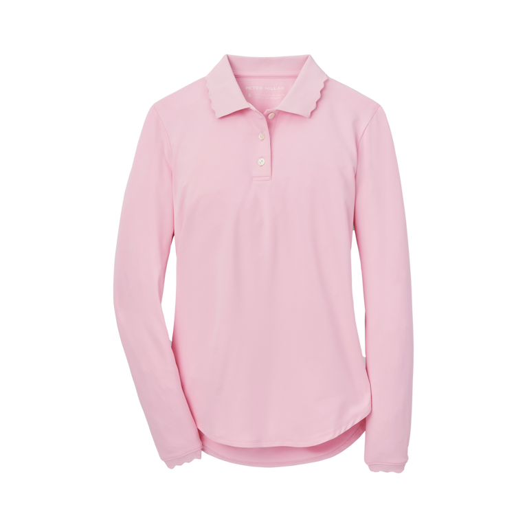 Peter Millar Opal Women's Long Sleeve Stretch Jersey Polo PGA TOUR
