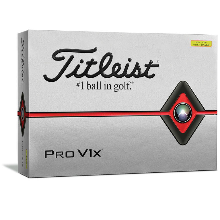 Titleist Pro V1x Yellow Golf Balls (Prior Generation