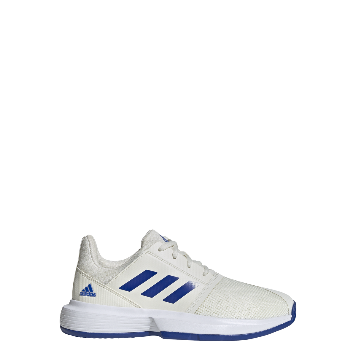 Adidas ADIWEAR™ 6 CourtJam XJ Junior's Tennis Shoe Off White/Royal