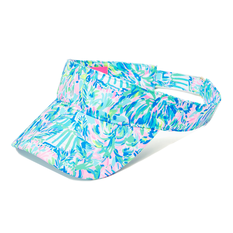 Lilly Pulitzer It's A Match Blue Print Visor PGA TOUR Superstore