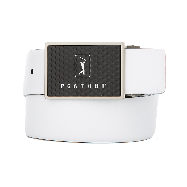 Leather Flip Logo Belt