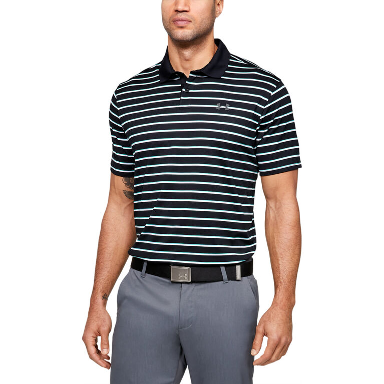 Under Armour Performance Textured Stripe Men’s Golf Polo Shirt | PGA ...