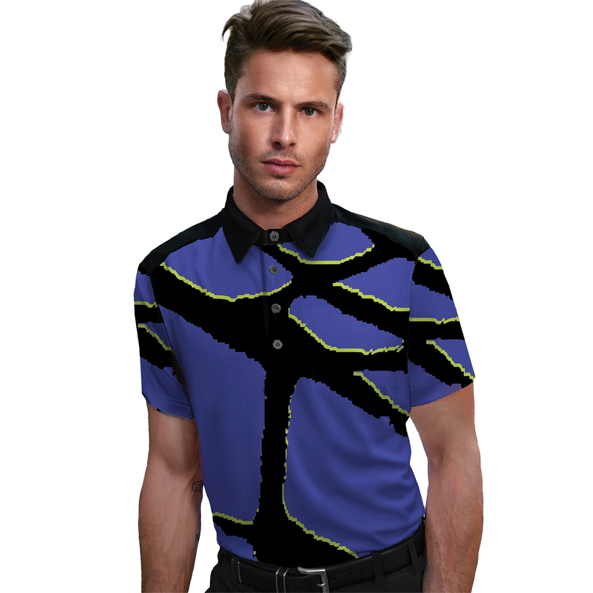 Jamie Sadock Print Chest Polo PGA TOUR Superstore