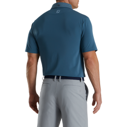 Tonal Trim Solid Pocket Lisle Self Collar Polo