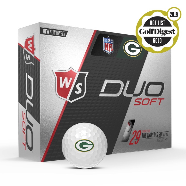 Wilson DUO Soft NFL Golf Balls Green Bay Packers PGA TOUR Superstore