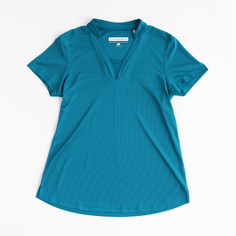 Two Tone Textured Short Sleeve Polo Shirt