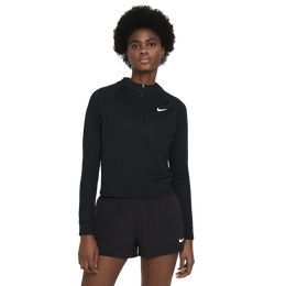 Dri-FIT Victory Women&#39;s Long-Sleeve Quarter Zip Tennis Top