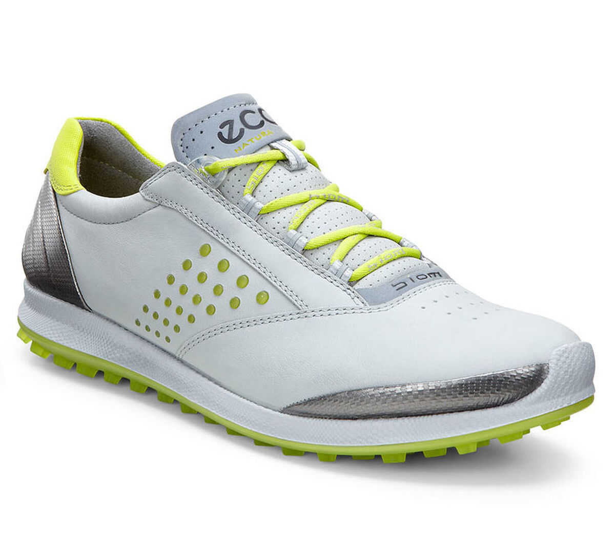 ECCO BIOM Hybrid 2 Women's Golf Shoe Grey/Yellow Shop Now PGA TOUR