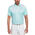 Shadow Palm Print Short Sleeve Golf Polo Shirt