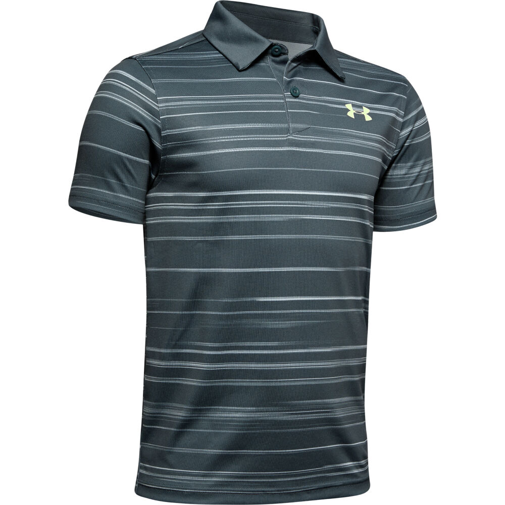 grey under armour golf shirt