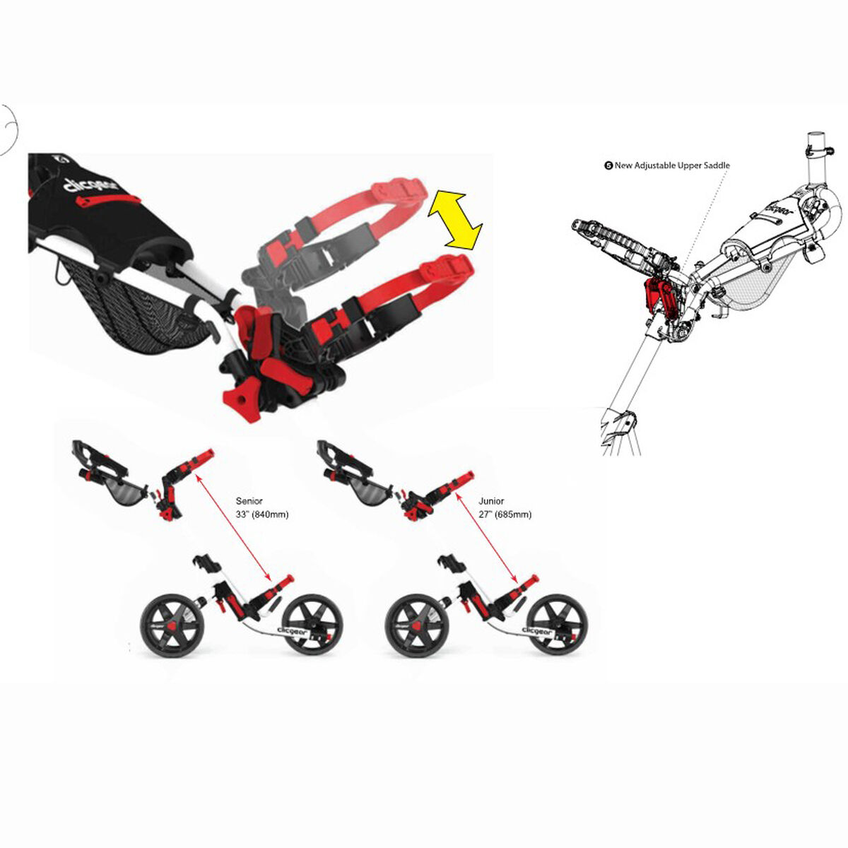 Clicgear Model 4.0 Golf Push Cart PGA TOUR Superstore