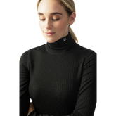 Alternate View 1 of Irregular Check Collection: Glimra Roll Neck Long Sleeve Top