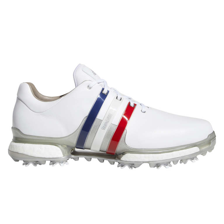 adidas TOUR 360 Boost 2.0 USA Men&#39;s Golf Shoes - Red/White/Blue | PGA TOUR Superstore