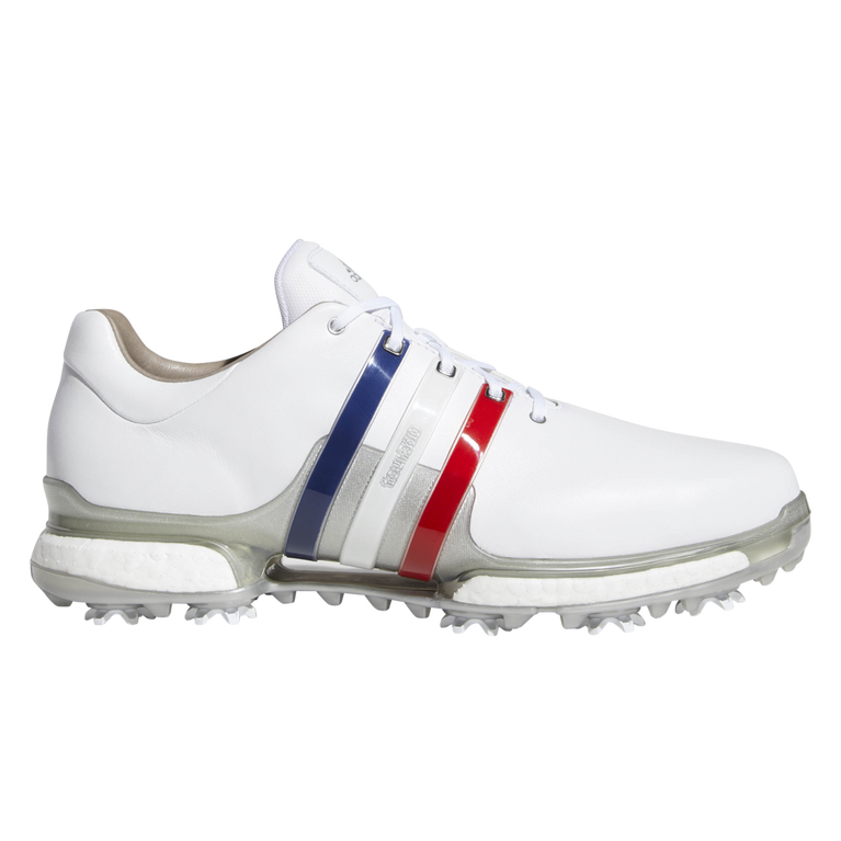 adidas TOUR 360 Boost 2.0 USA Men&#39;s Golf Shoes - Red/White/Blue | PGA TOUR Superstore