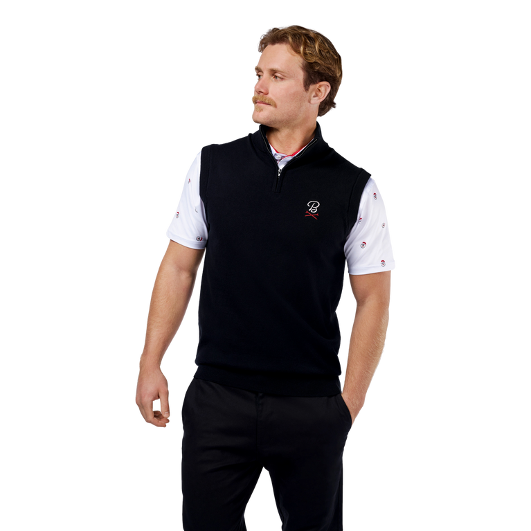 Barstool Quarter Zip Vest PGA TOUR Superstore