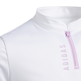 Ruffled HeatRdy Girls Short Sleeve Polo Shirt