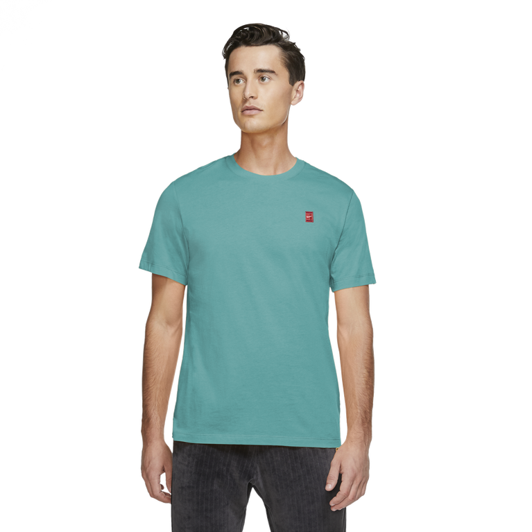 Nike court tennis heritage logo t shirt mens sales