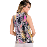 Alternate View 1 of Siren Collection: Cobra Sleeveless Quarter Zip Top