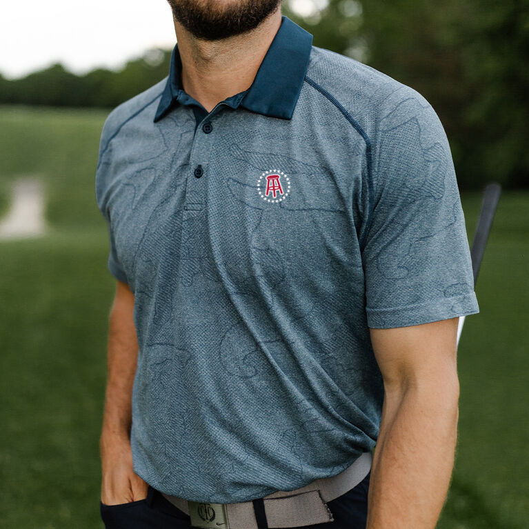 Barstool Sports UNRL X Seamless Camo Jacquard Polo PGA TOUR Superstore