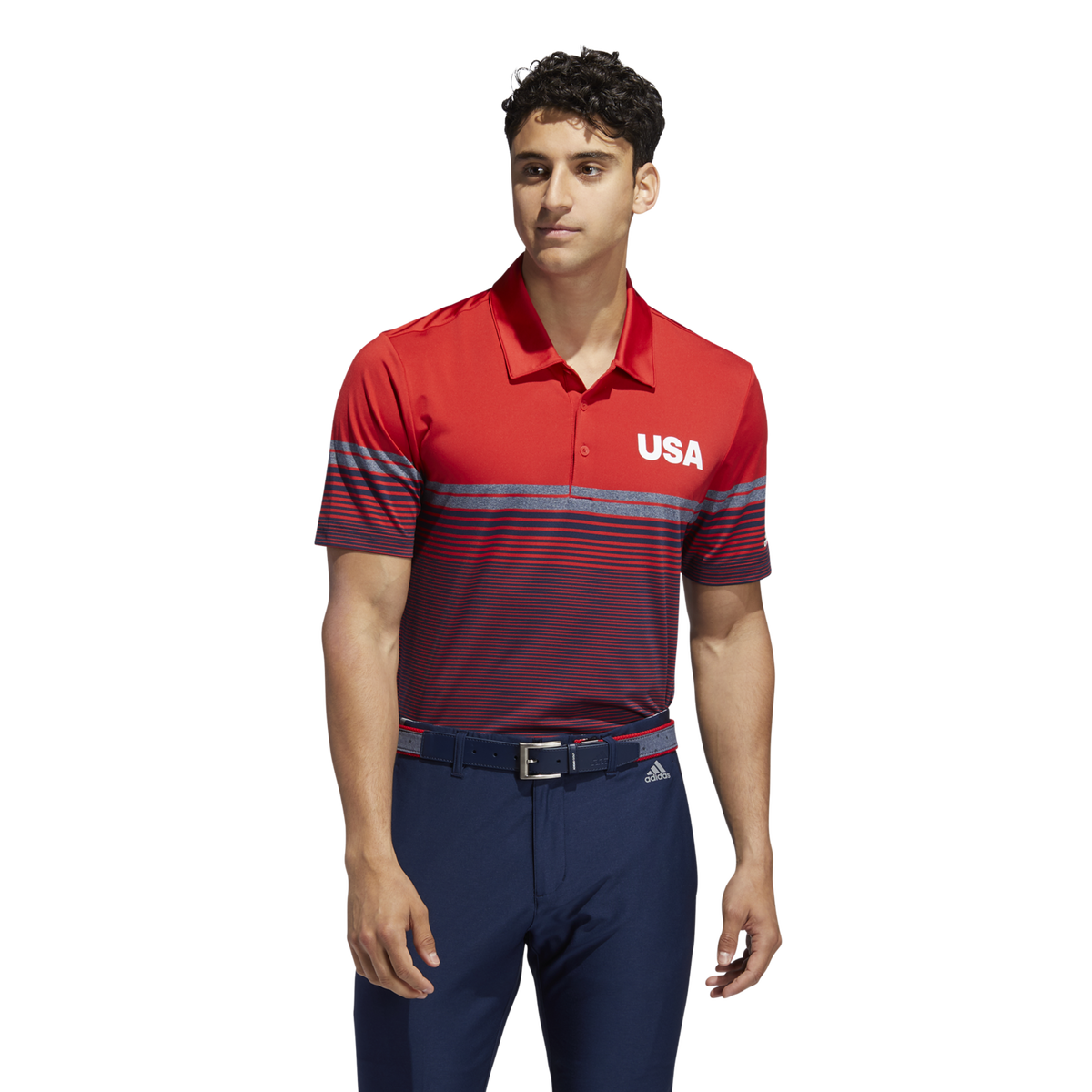 adidas usa golf shirts