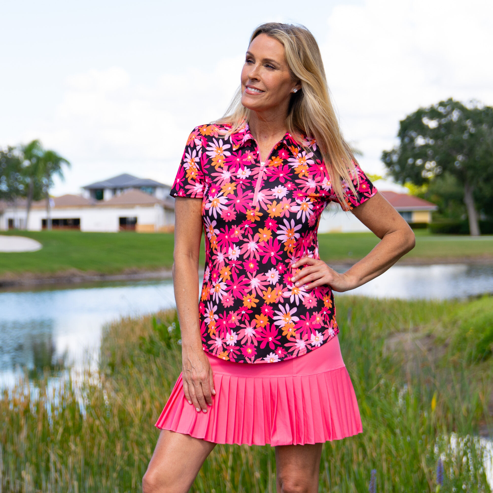 Jofit knife pleat skort cheap