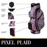 Alternate View 6 of Pixel Plaid Cart Bag