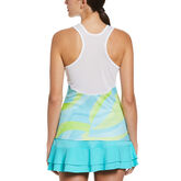 Alternate View 1 of Wave Print Mesh Back Tank Top