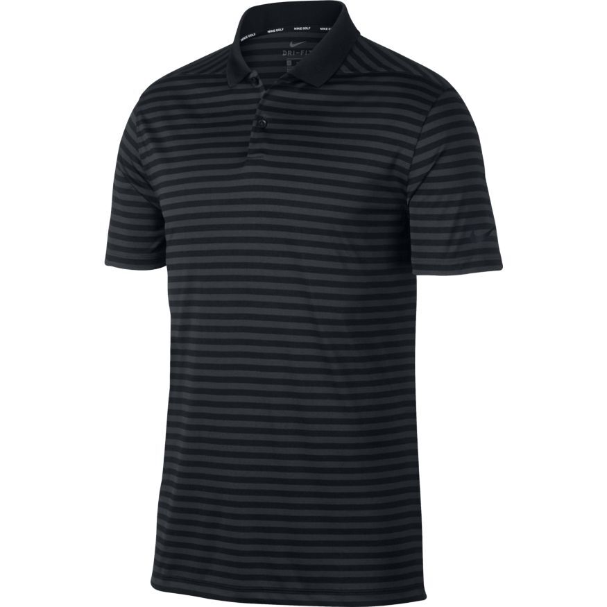 nike men's dry victory stripe polo golf shirt