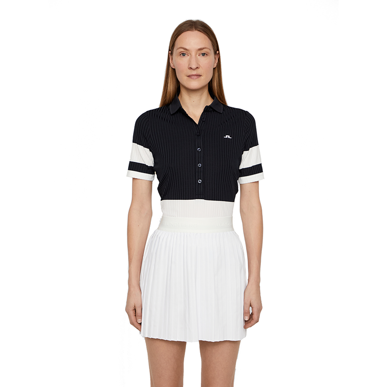 J.Lindeberg Natasha Short Sleeved Colorblock Polo Shirt | PGA TOUR ...