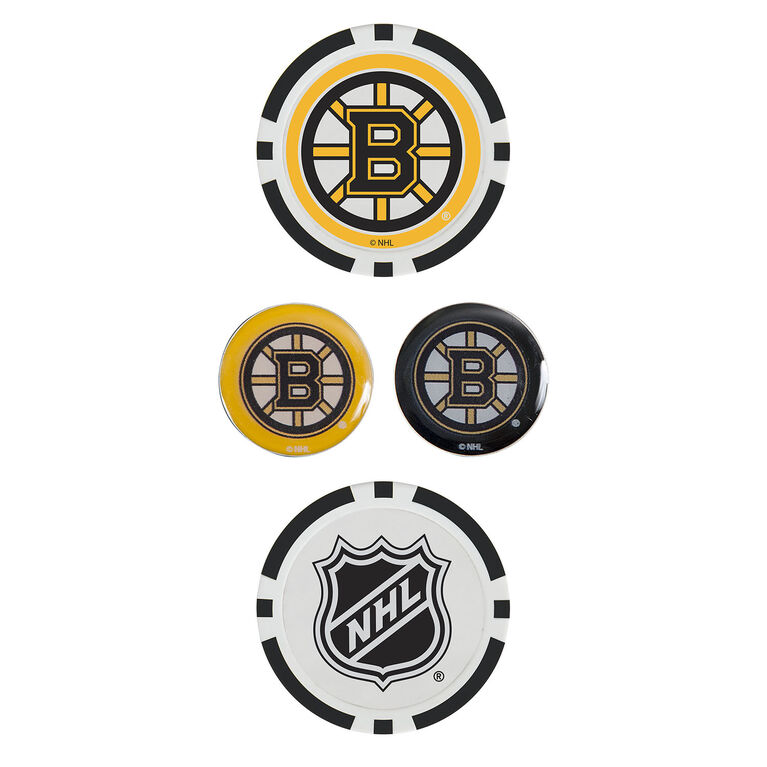 Team Effort Boston Bruins Ball Marker Set