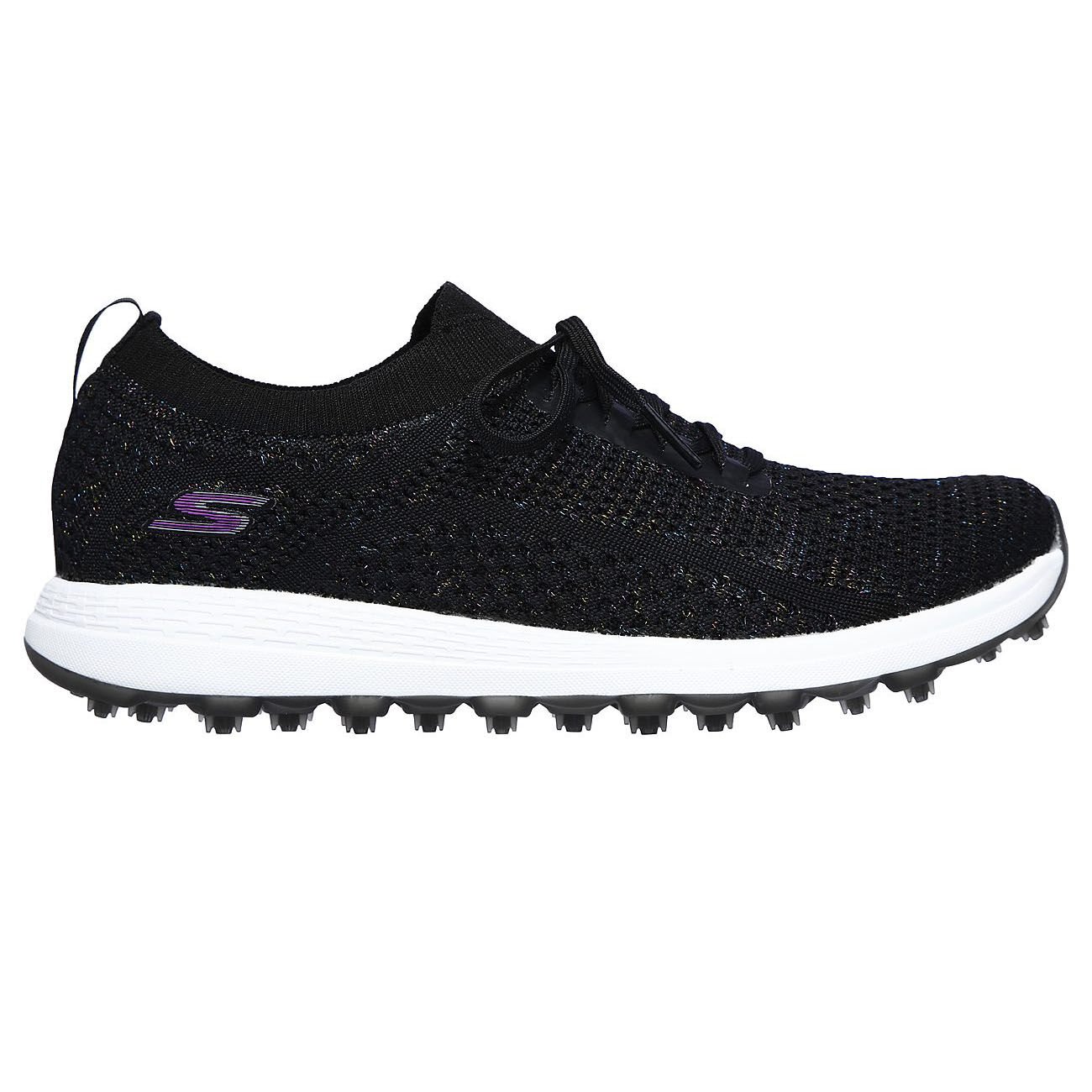 black glitter skechers