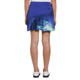 Alternate View 2 of Brushed Abstract Print 16&quot; Flounce Skort