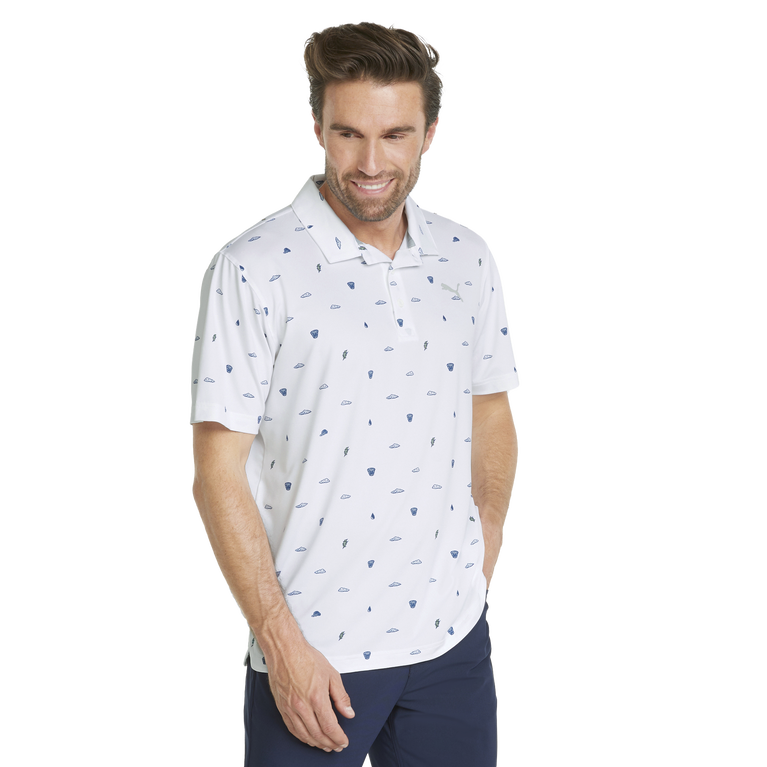 PUMA MATTR Pouring Buckets Golf Polo PGA TOUR Superstore