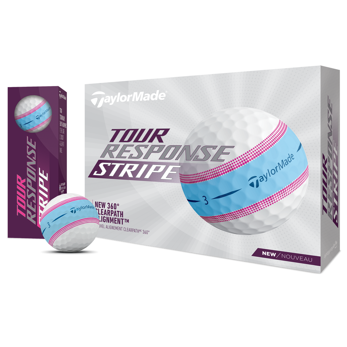 TaylorMade Tour Response Stripe 2023 Golf Balls PGA TOUR Superstore