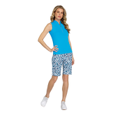 Alternate View 1 of Iris Oasis Collection: Sandria Sleeveless Quarter Zip Top