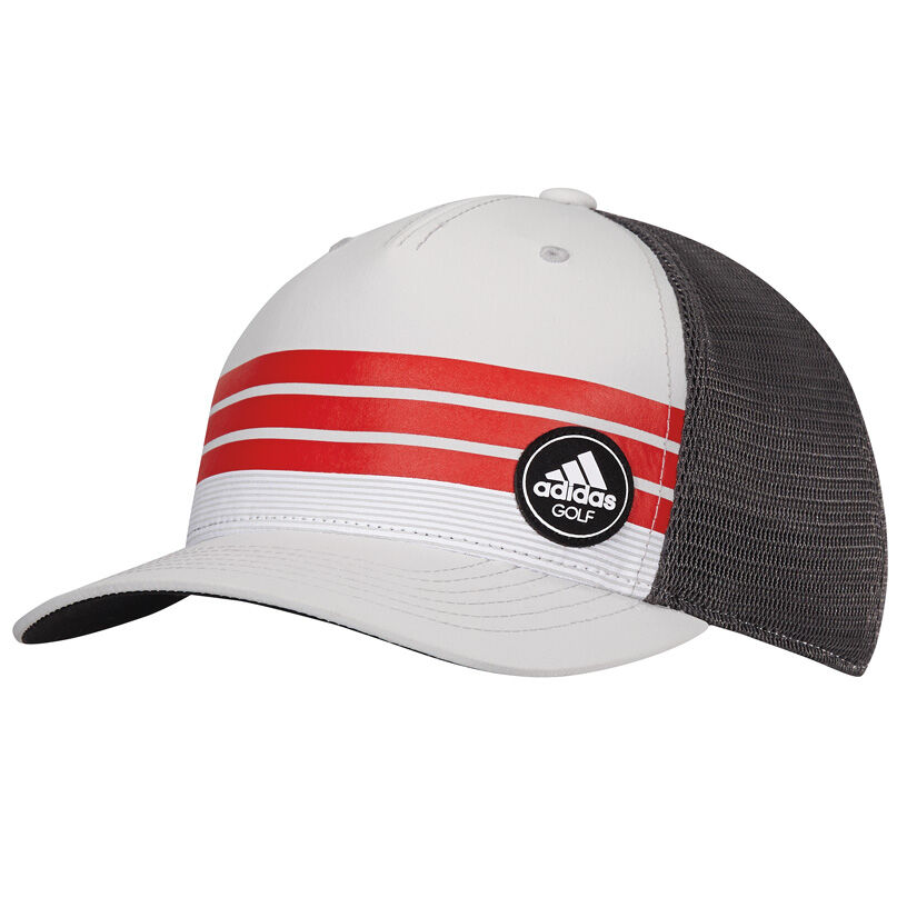 Adidas stripe trucker hat Clearance