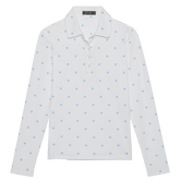Alternate View 4 of Stars Tech Long Sleeve  Polo Shirt