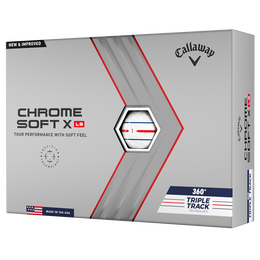 Chrome Soft X LS 360 Triple Track Golf Balls