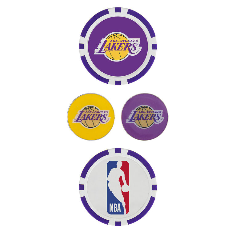 Team Effort Los Angeles Lakers Ball Marker Set